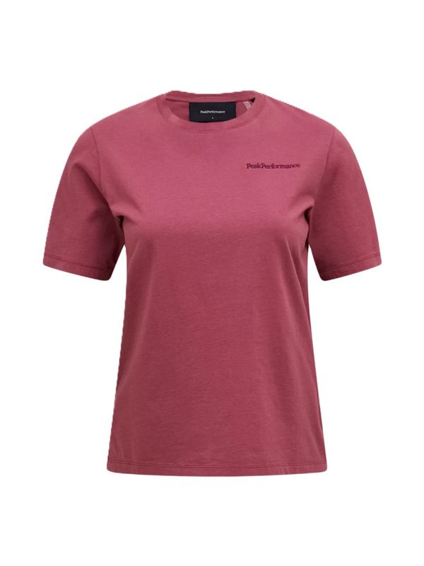 W Original Small Logo Tee Wild Rouge