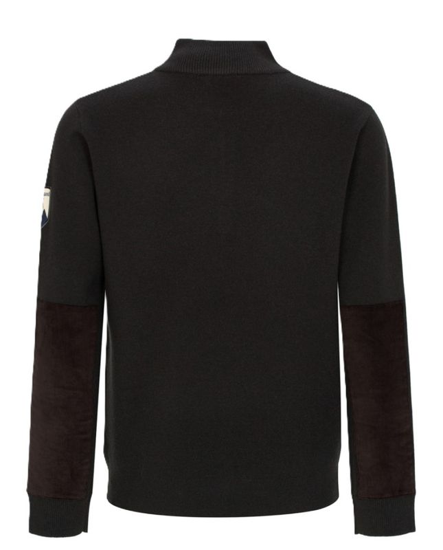 Tydal Knitted Sweater 1/2 Zip Dark Brown