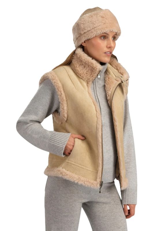 Solbakken Vest Champagne