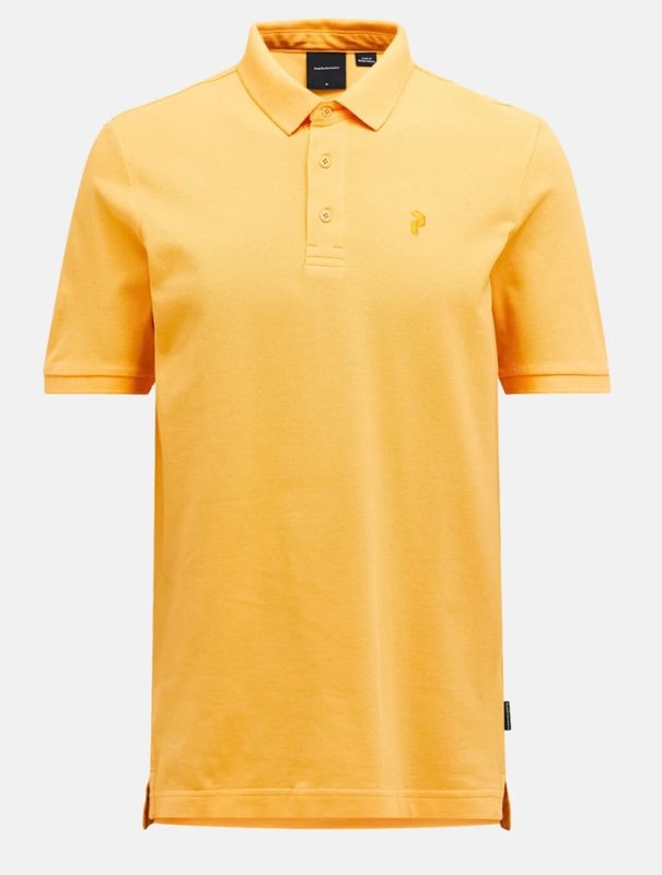 PEAK PERFORMANCE M CLASSIC COTTON POLO BLAZING ORANGE