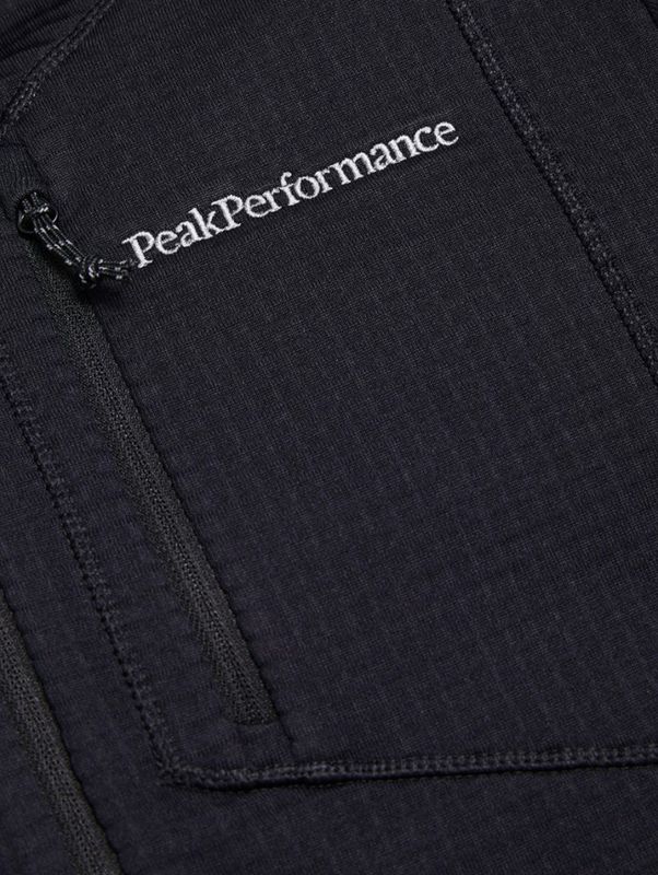 PEAK PERFORMANCE M TRAIL POLARTEC HALF ZIP BLACK