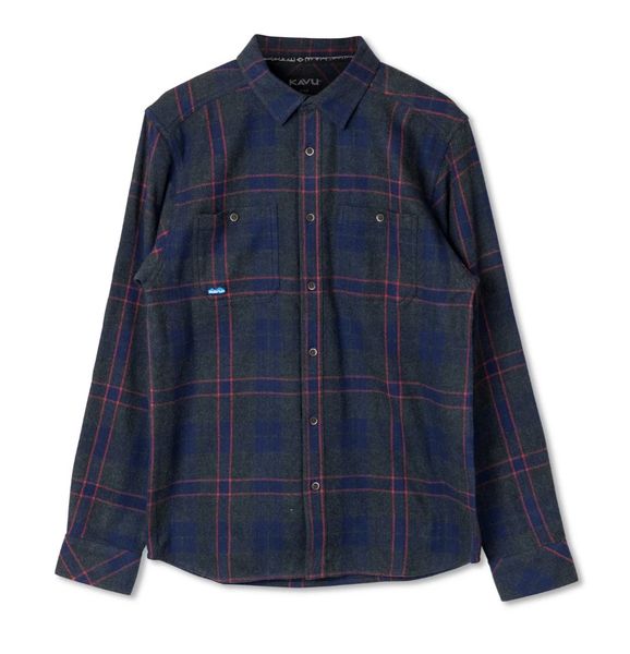 KAVU BIG JOE FLANELLSKJORTE HERRE HARBOR SIDE
