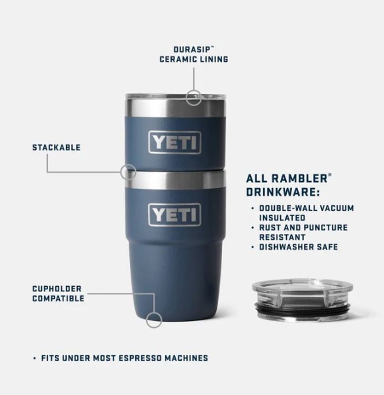 Rambler 8 oz (236 ml) Stackable Cup King Crab