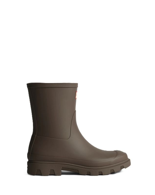Unisex Downpour Short Boot Chocolate Brown