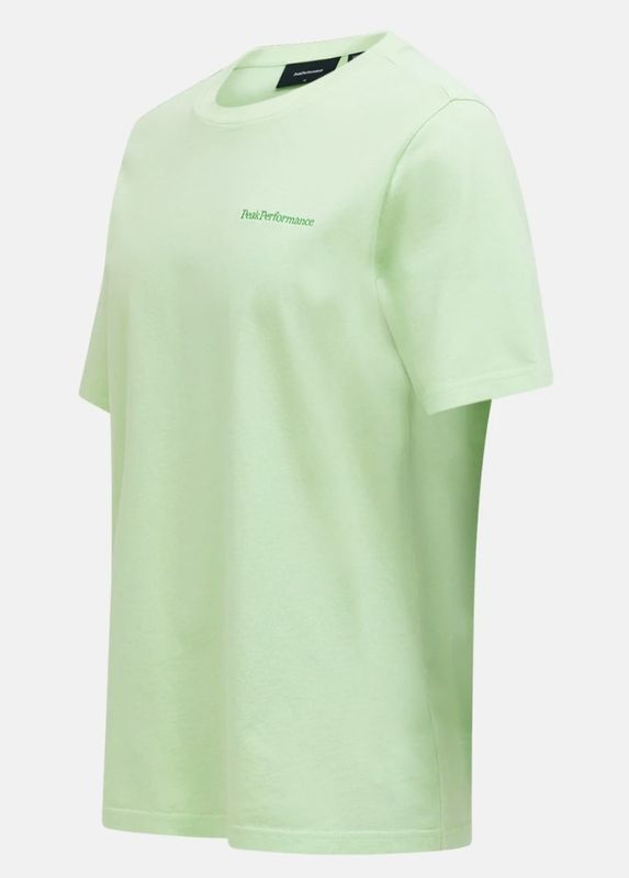 PEAK PERFORMANCE ORIGINAL SMALL LOGO TEE VIVID GREEN