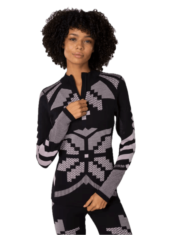 Faith Half Zip Black