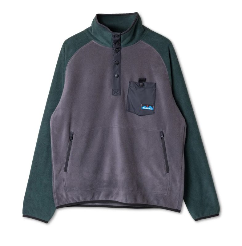 KAVU TEANNAWAY FLEECE HERRE BLACK HILLS SPRUCE