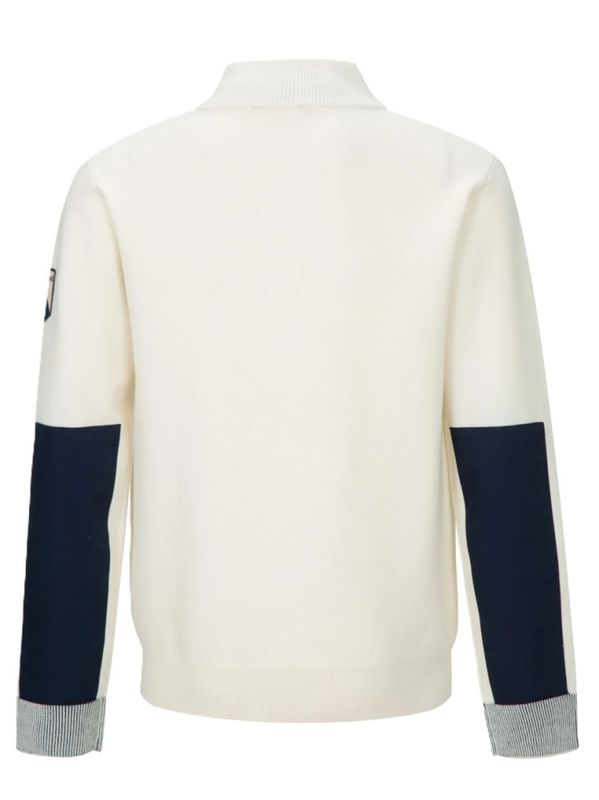 Tydal Knitted Sweater 1/2 Zip Snow White