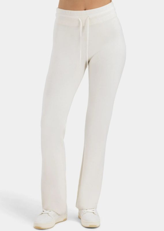 Hemsedal Knitted Flare Pants White Swan